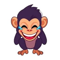 🐵 plus 😂 AI generated animated emoji