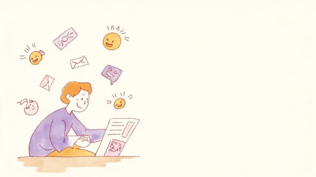 Hand-drawn collage: 40 emoji pairings for texting